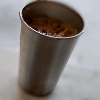 Mantra Coffee & BnB - Iced Vanilla Latte w/ Oat milk - Coffee & Tea Near Me - Azusa, California