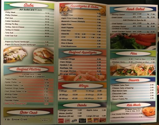 Menu photo 1 Nick's Gyros and Grill Columbia, SC Menu photo 1 Nick's Gyros and Grill Columbia, SC