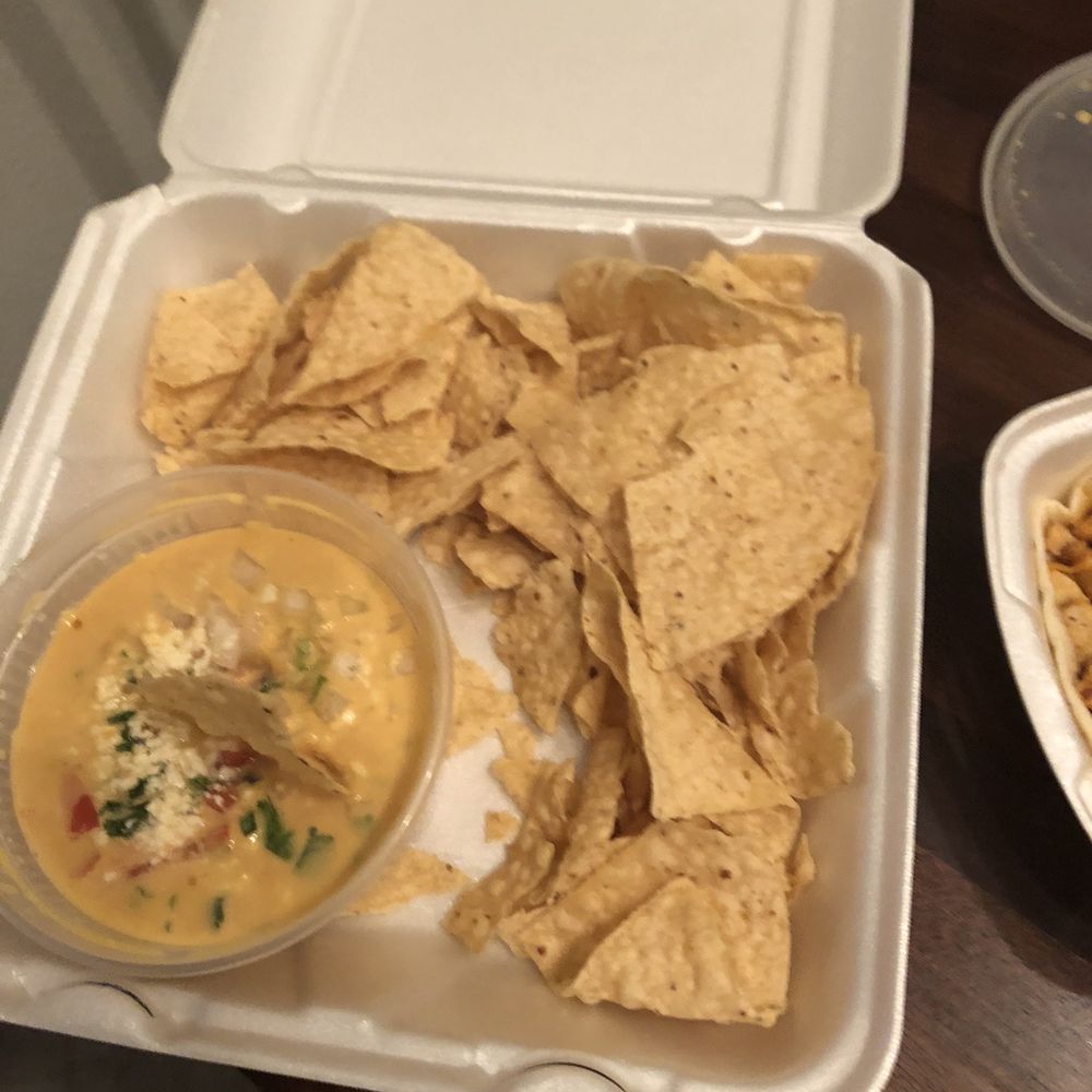 Bomb Tacos - Chips and Queso - Tacos Near Me - Austin, Texas