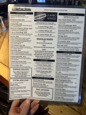 Menu photo 1 The Pour House Shawnee, KS Menu photo 1 The Pour House Shawnee, KS