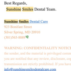 Sunshine Smiles Dental Care