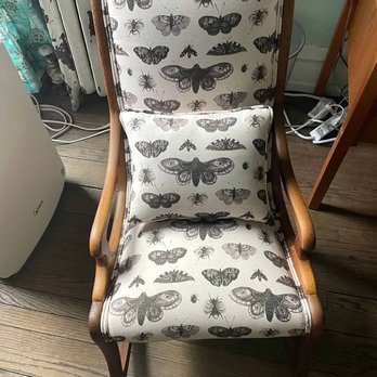 Upholstery by Jorge's - Thank you, Al, for a completely refreshed rocker! As always, delighted by the outcome, the price and the timing. Thank you! - Furniture Reupholstery Near Me - Chicago, Illinois