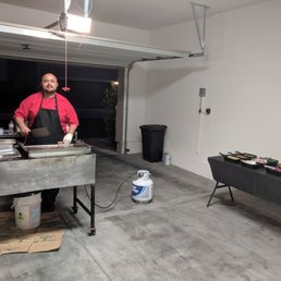 The garage set up!