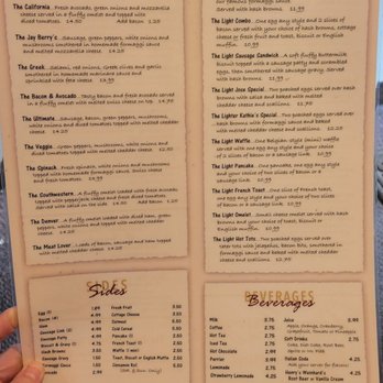 Jay Berry's Cafe - Menu - Breakfast & Brunch Near Me - Renton, Washington