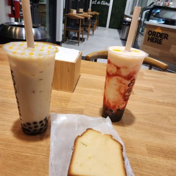 Teaspoon - Creamy Jasmine, Strawberry Colada, and Lemon Loaf - Bubble Tea Near Me - Las Vegas, Nevada