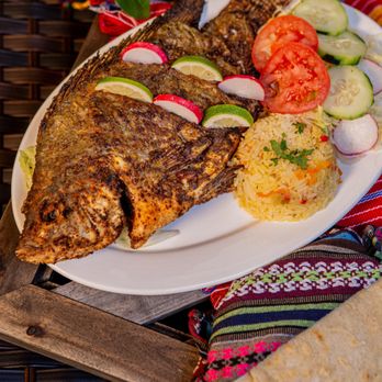 Sabor Chapin Restaurant - Mojarra Frita - Spanish Near Me - Houston, Texas