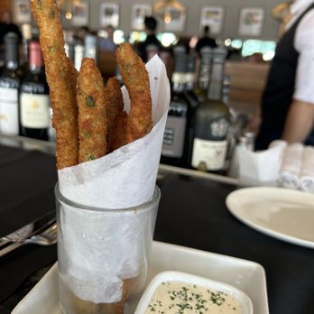 Nick's On 2nd - Asparagus fries! - New American Near Me - Long Beach, California Nick's On 2nd - Asparagus fries! - New American Near Me - Long Beach, California