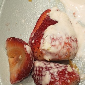 Demetres Downtown Markham - The hair on the strawberry my boyfriend found. - Desserts Near Me - Markham, Ontario Demetres Downtown Markham - The hair on the strawberry my boyfriend found. - Desserts Near Me - Markham, Ontario