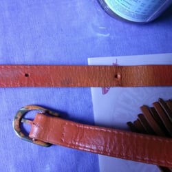 Randhurst Shoe Repair - Dark splotches and pain on buckle of bag