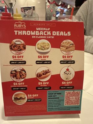 Menu photo 1 Ruby's Diner Newport Beach, CA Menu photo 1 Ruby's Diner Newport Beach, CA
