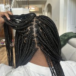 Inconsistent sized squares in the back.