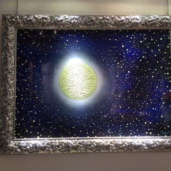 Massimo Meda - The only painting of the moon and stars in this gallery - Art Galleries Near Me - Milan, Michigan