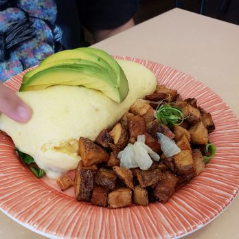 My Cafe - Grilled chicken and avocado omelet - Breakfast & Brunch Near Me - Kapolei, Hawaii My Cafe - Grilled chicken and avocado omelet - Breakfast & Brunch Near Me - Kapolei, Hawaii