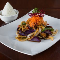 Sauteed Spicy Eggplant