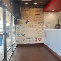 Domino's Pizza - Waiting area and front counter.