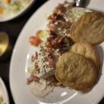 BLVD Steak - Wedge salad with Parmesan crisps - Steakhouses Near Me - Sherman Oaks, California BLVD Steak - Wedge salad with Parmesan crisps - Steakhouses Near Me - Sherman Oaks, California