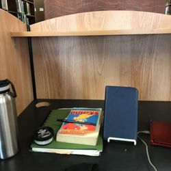 Mount Vernon Public Library - Single workstations. Oh how I miss these.