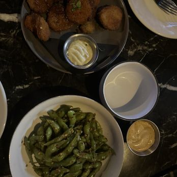 The Goat - Edamame Hot Honey Fried Pickles - American Near Me - Batavia, Illinois The Goat - Edamame Hot Honey Fried Pickles - American Near Me - Batavia, Illinois