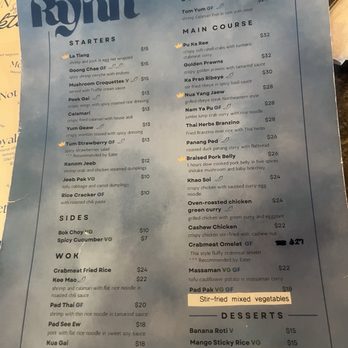 RYNN Thai Restaurant & Bar - Cocktail Bars Near Me - New York, New York