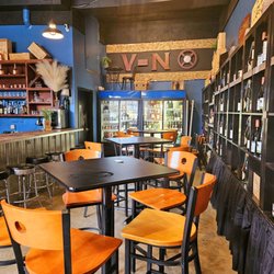 V-NO Wine Bar - View from my seat.