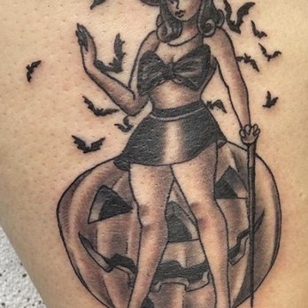 Memorial Tattoo - Halloween tattoo by Phil! - Tattoo Near Me - Atlanta, Georgia Memorial Tattoo - Halloween tattoo by Phil! - Tattoo Near Me - Atlanta, Georgia