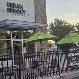 Exterior outside entrance of URBAN SPROUT salad bar - Hapeville, Georgia Exterior outside entrance of URBAN SPROUT salad bar - Hapeville, Georgia