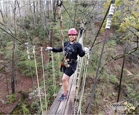 ZipQuest - Waterfall & Treetop Adventure by null