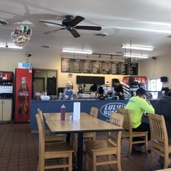 Lulu's Burgers - Only open table. They have about 8 booths and 8 tables.