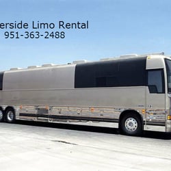 Riverside Limo Rental - Even our limo busses will make you feel like a star.  Grad your crew and let's get the party started.