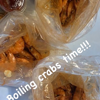 The Boiling Crab - 3 lbs total of whole-she-bangs shrimps - Cajun/Creole Near Me - Rosemead, California