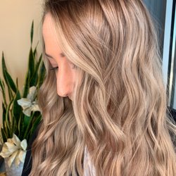 Top of the Line Hair Design - Second session, already SO blonde