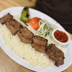 Sierra Grill House - Beef Kabob Plate