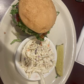 Downtown Grill & Brewery - Buffalo chicken sandwich with Cole slaw - American Near Me - Knoxville, Tennessee Downtown Grill & Brewery - Buffalo chicken sandwich with Cole slaw - American Near Me - Knoxville, Tennessee