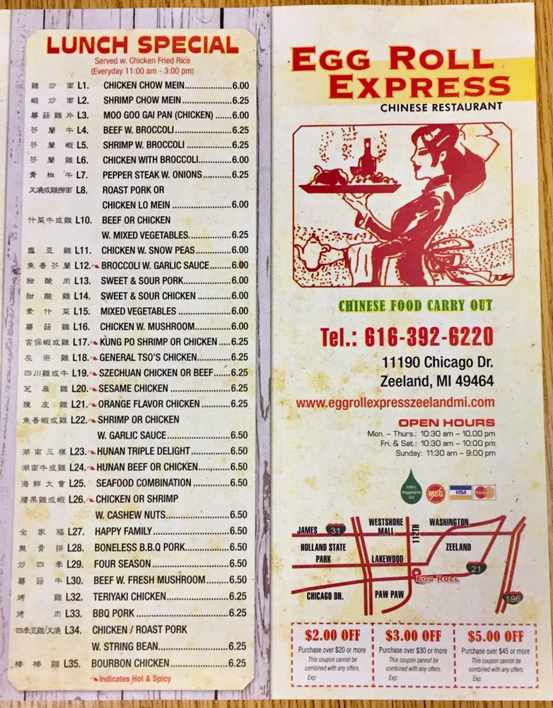 EGG ROLL EXPRESS Updated October 2024 17 Reviews 11190 Chicago Dr