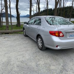 Crescent Beach Preserve - The parking lots have good views of the water.