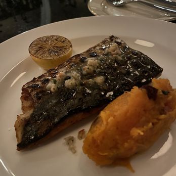 Ceibo - Fish (Mackerel) with blood sausage and sweet potatoes mash - Wine Bars Near Me - Washington, DC, District of Columbia Ceibo - Fish (Mackerel) with blood sausage and sweet potatoes mash - Wine Bars Near Me - Washington, DC, District of Columbia