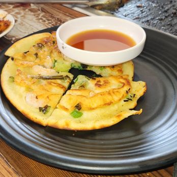 Wudon Korean BBQ - Seafood Pancake - Korean Near Me - Saint Louis, Missouri Wudon Korean BBQ - Seafood Pancake - Korean Near Me - Saint Louis, Missouri