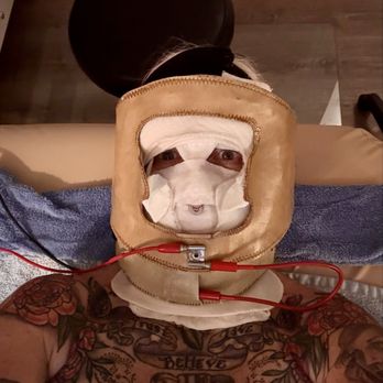 Dermaspace - Step 3 of the Iderm Facial. On your face for about 20 minutes with a little electric stimulation. - Skin Care Near Me - Seattle, Washington