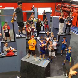 Urban Ninja Parkour - Kids having lots of fun at our Nerf event!