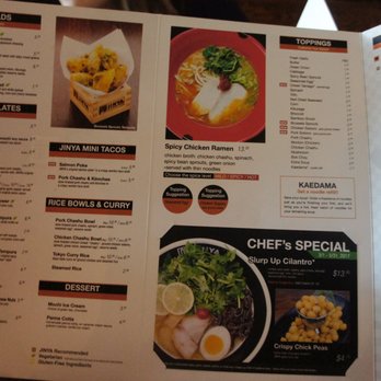 JINYA Ramen Bar - Calgary - Menu - Ramen Near Me - Calgary, Alberta JINYA Ramen Bar - Calgary - Menu - Ramen Near Me - Calgary, Alberta