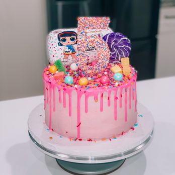 Mother Flour - a pink cake with sprinkles and candies - Desserts Near Me - Miramar, Florida Mother Flour - a pink cake with sprinkles and candies - Desserts Near Me - Miramar, Florida