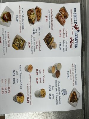 Menu photo 1 The Jolly Lobster Lowell, MA Menu photo 1 The Jolly Lobster Lowell, MA
