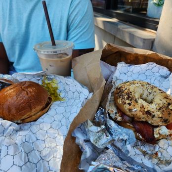 Moonwalker Cafe - Sausage egg and cheese and the Brad - Coffee & Tea Near Me - Chicago, Illinois