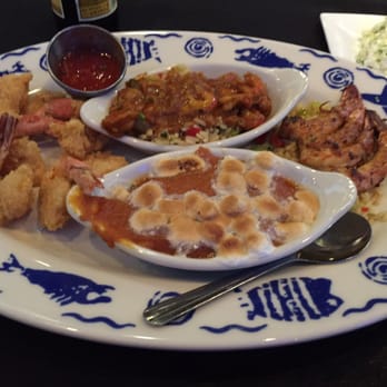 FD's Grillhouse - Crawfish, battered shrimp, grilled shrimp, poot-root casserole. - American Near Me - Tyler, Texas FD's Grillhouse - Crawfish, battered shrimp, grilled shrimp, poot-root casserole. - American Near Me - Tyler, Texas