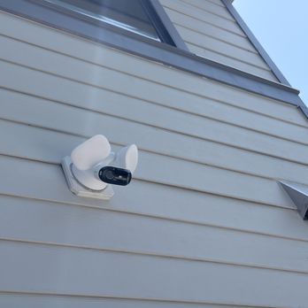 Its Electrical - reolink elite wifi camera + floodlight install (this was a retrofit on an existing junction box) - Electricians Near Me