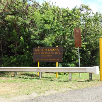 Malaekaha State Recreation Campgrounds - Look for this sign - Campgrounds Near Me - Laie, Hawaii Malaekaha State Recreation Campgrounds - Look for this sign - Campgrounds Near Me - Laie, Hawaii