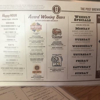 The Post Colorado - Boulder - Breweries Near Me - Boulder, Colorado