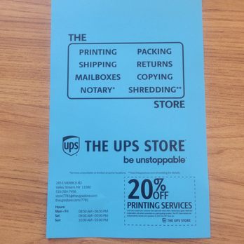 The UPS Store - Shipping Centers Near Me - Valley Stream, New York The UPS Store - Shipping Centers Near Me - Valley Stream, New York