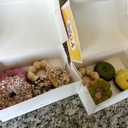 The Donuttery - Mochi Donuts, Coconut Raised Donut, Gluten-free Vanilla Cake, VGF Matcha Tea Cake, Blueberry Cake; July 2024