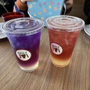 Photo of Spicy Joi Banh Mi-Noodles-Lao Street Food - Concord, CA, United States. Butterfly Pea Tea Lemonade